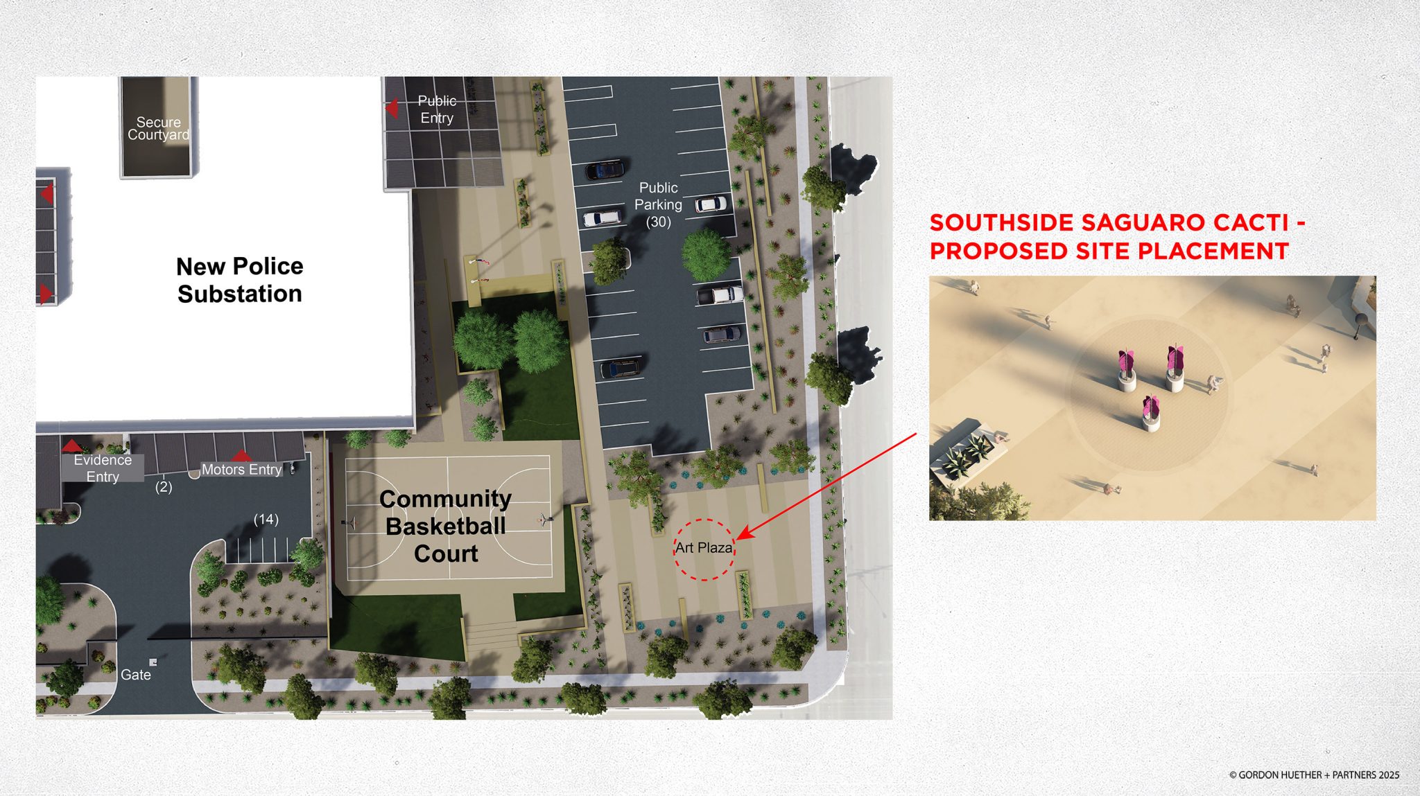 New Project: Saguaro Cactus Sculpture at Southside Public Safety ...