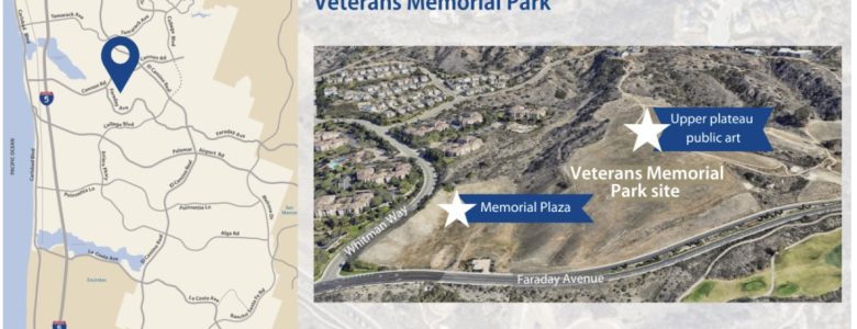 Gordon Presents Three Concepts for the Veteran’s Memorial Park in Carlsbad, CA