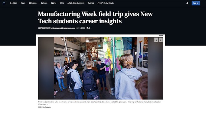 Manufacturing Week field trip gives New Tech students career insights.