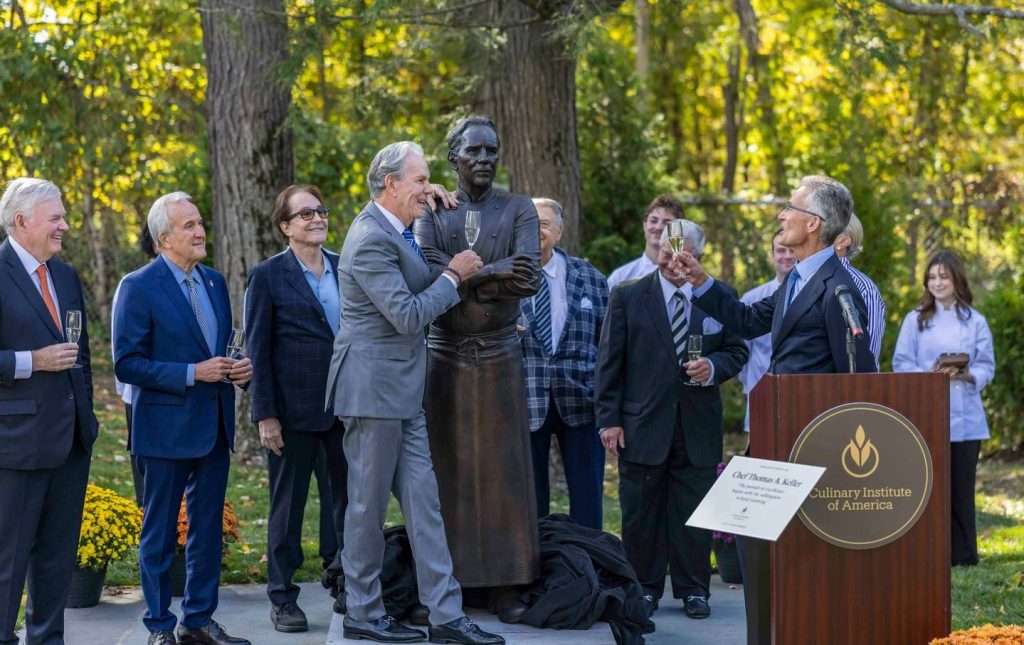 Thomas Keller Sculpture Unveiling