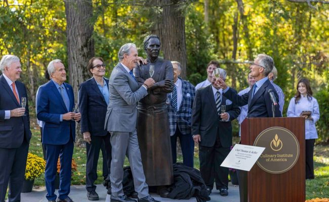 Thomas Keller Sculpture Unveiling